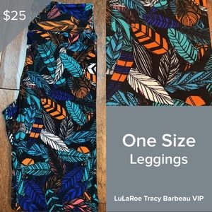 LuLaRoe OS Feather 🪶 Leggings